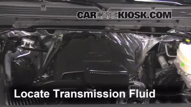 2015 GMC Sierra 2500 HD 6.0L V8 FlexFuel Extended Cab Pickup Liquide de transmission Vérifier le niveau de liquide
